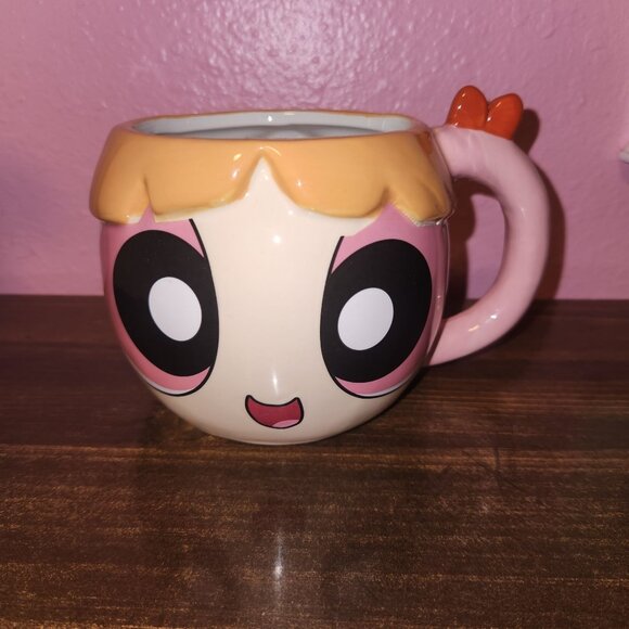 Powerpuff Girls Blossom Ceramic Mug 20 Oz Pink & Orange By Silver Buffalo - Picture 1 of 3